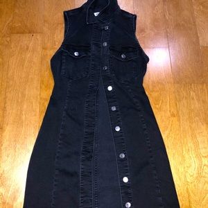 NWT Denim button front dress
